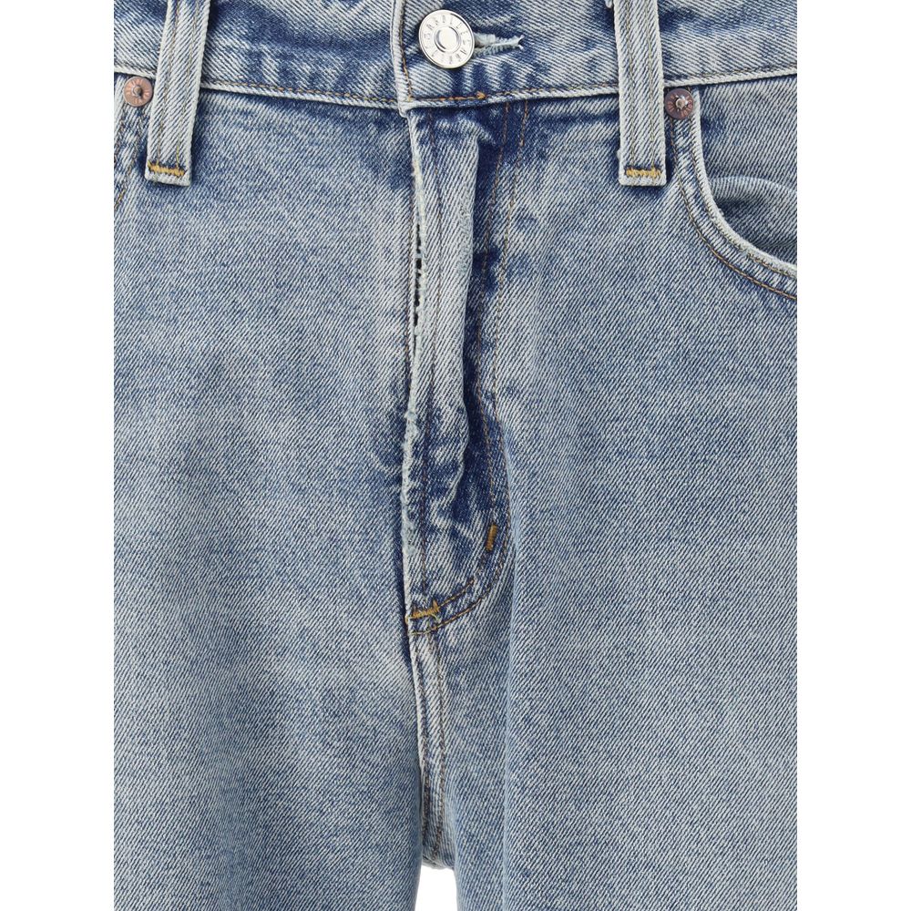 Agolde Hellblaue Skinny Jeans aus Baumwolle