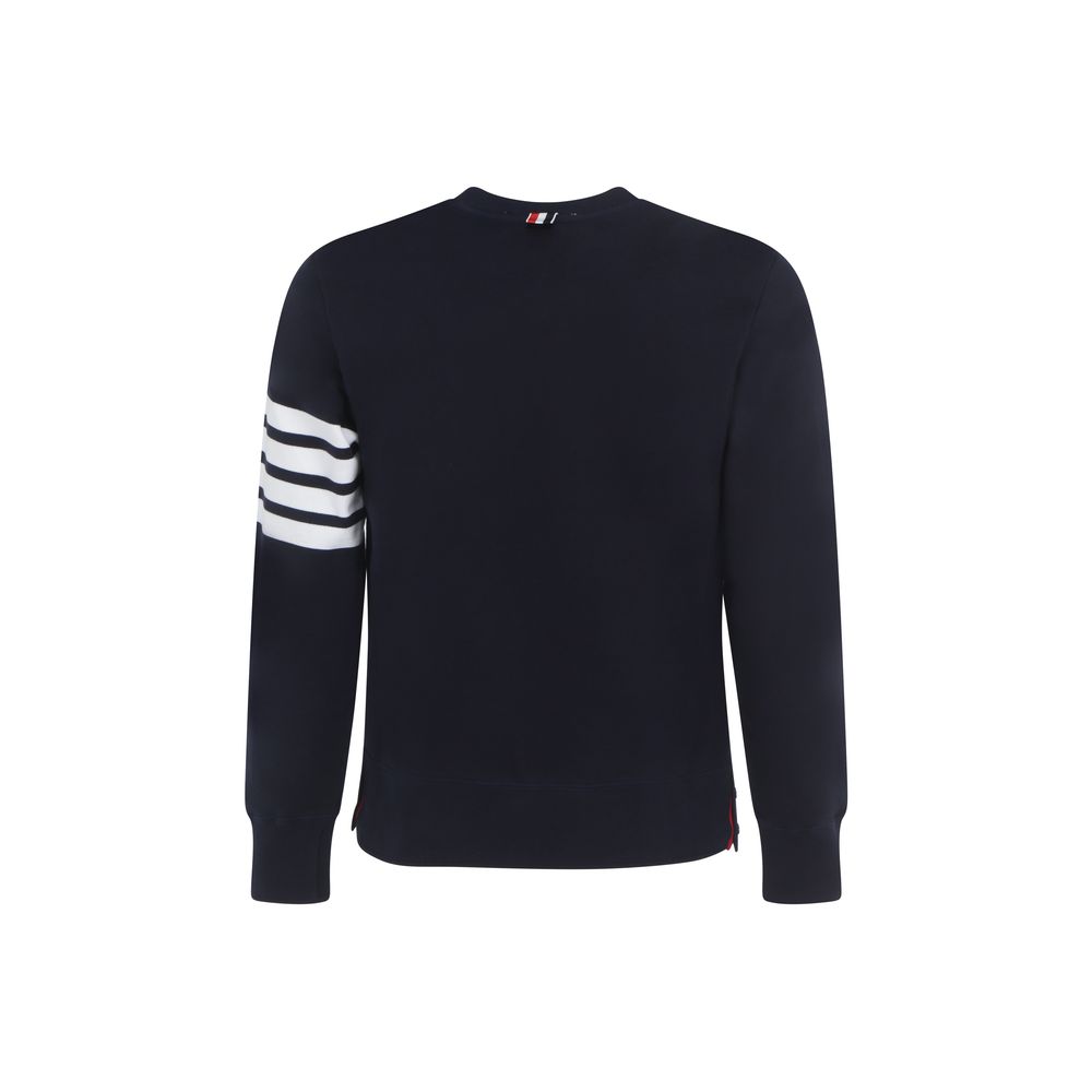 Thom Browne Baumwoll-Sweatshirt in Blau