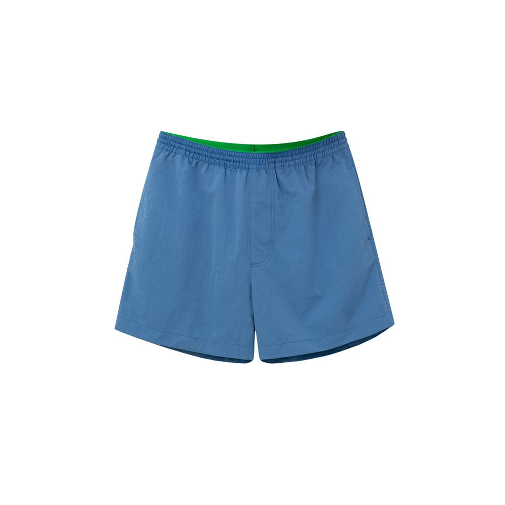 Bottega Veneta Blaue Badeshorts aus Polyamid