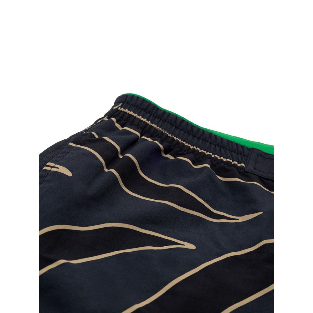 Bottega Veneta Blaue Polyamid-Badehose