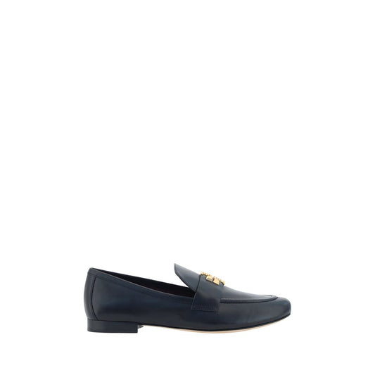 Tory Burch Schwarze Kalbsleder Bos Taurus Slip-On Loafer