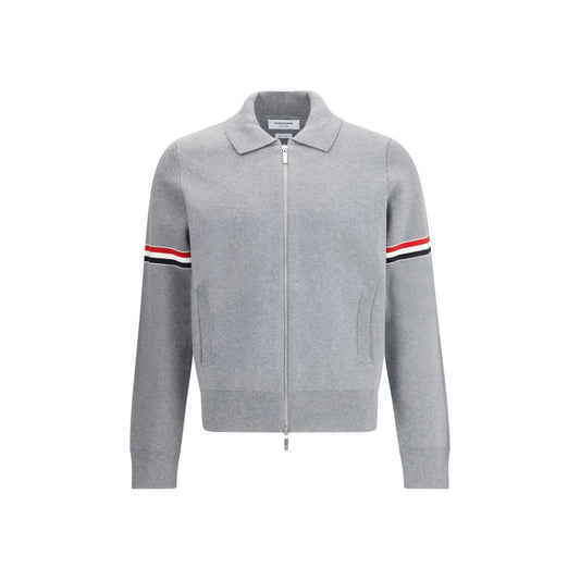 Thom Browne Graues Nylon-Sweatshirt