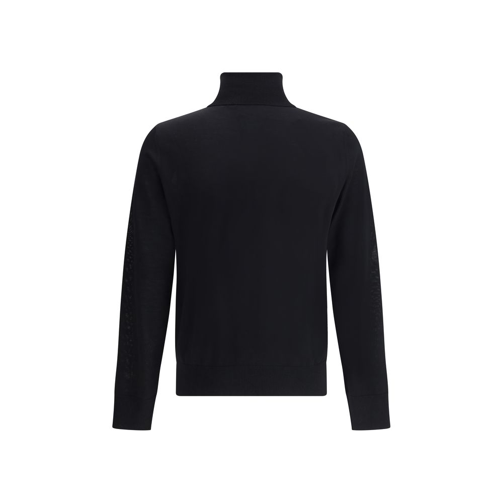 Dsquared² Schwarzer Rollkragenpullover aus Wolle