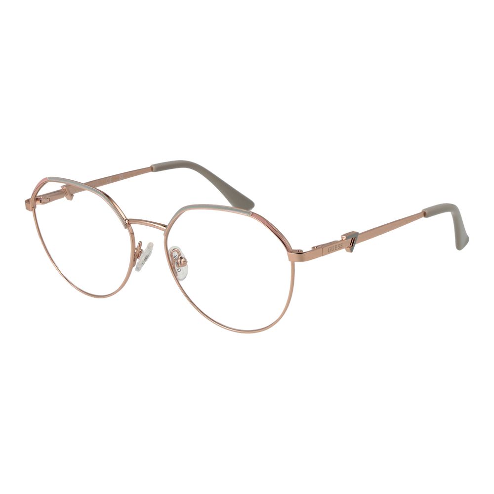 Guess Brille mit roségoldenem Metallrahmen