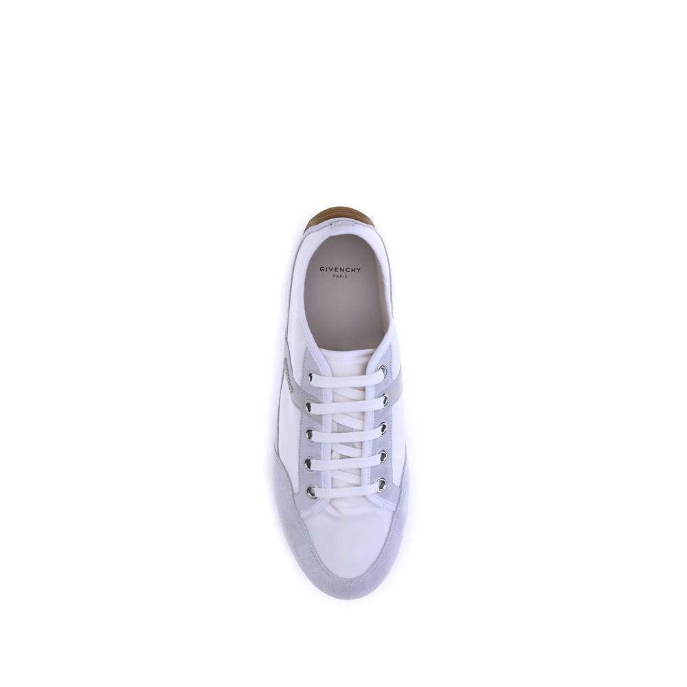 Givenchy Weiße Gummisohle Sneakers mit niedrigem Schaft