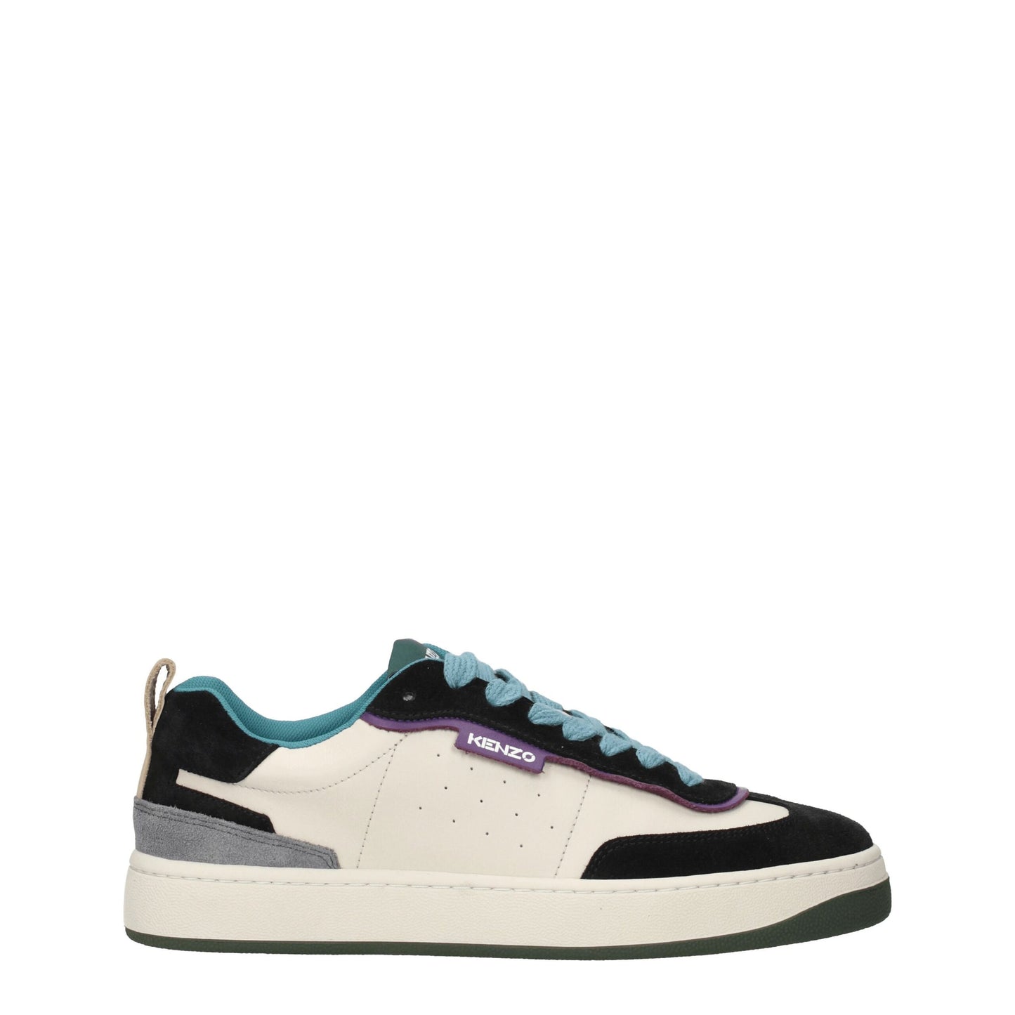 Kenzo Bunte Sneaker aus Leder mit niedrigem Schaft