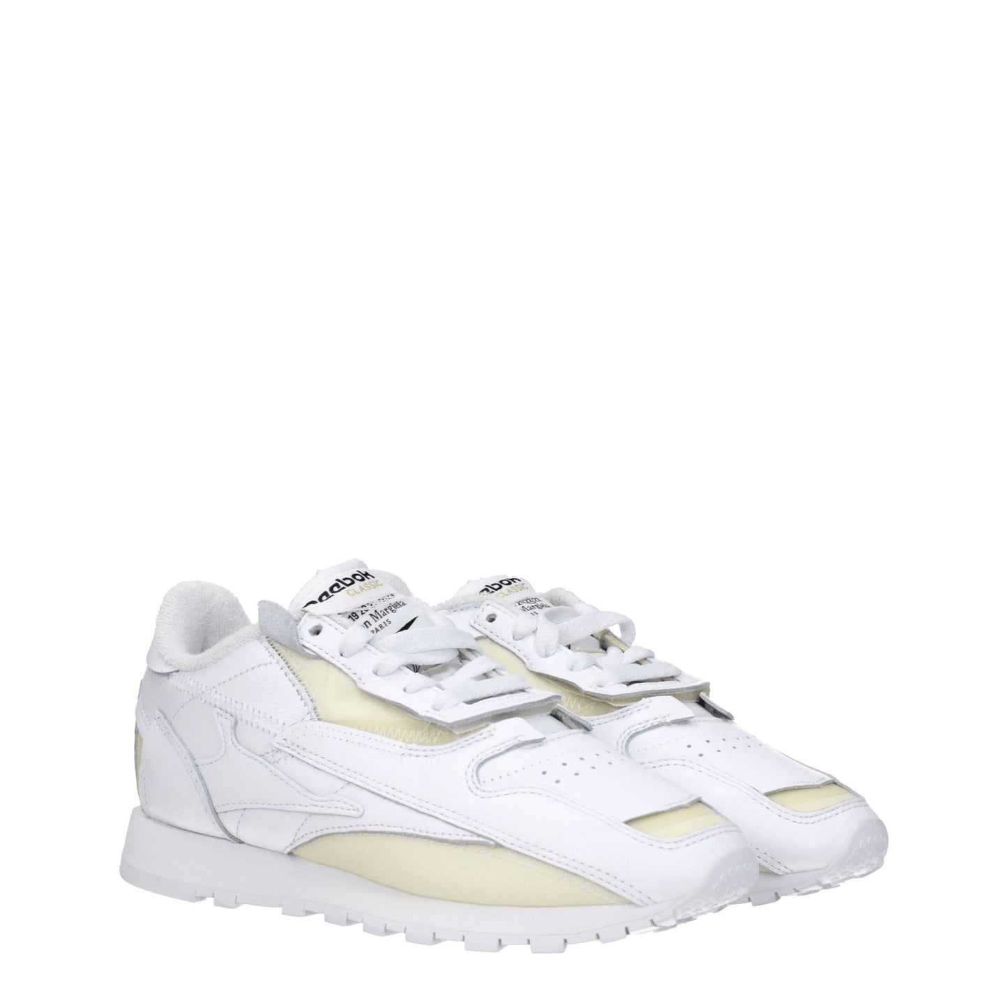 Maison Margiela Weißes Leder Sportliche Turnschuhe