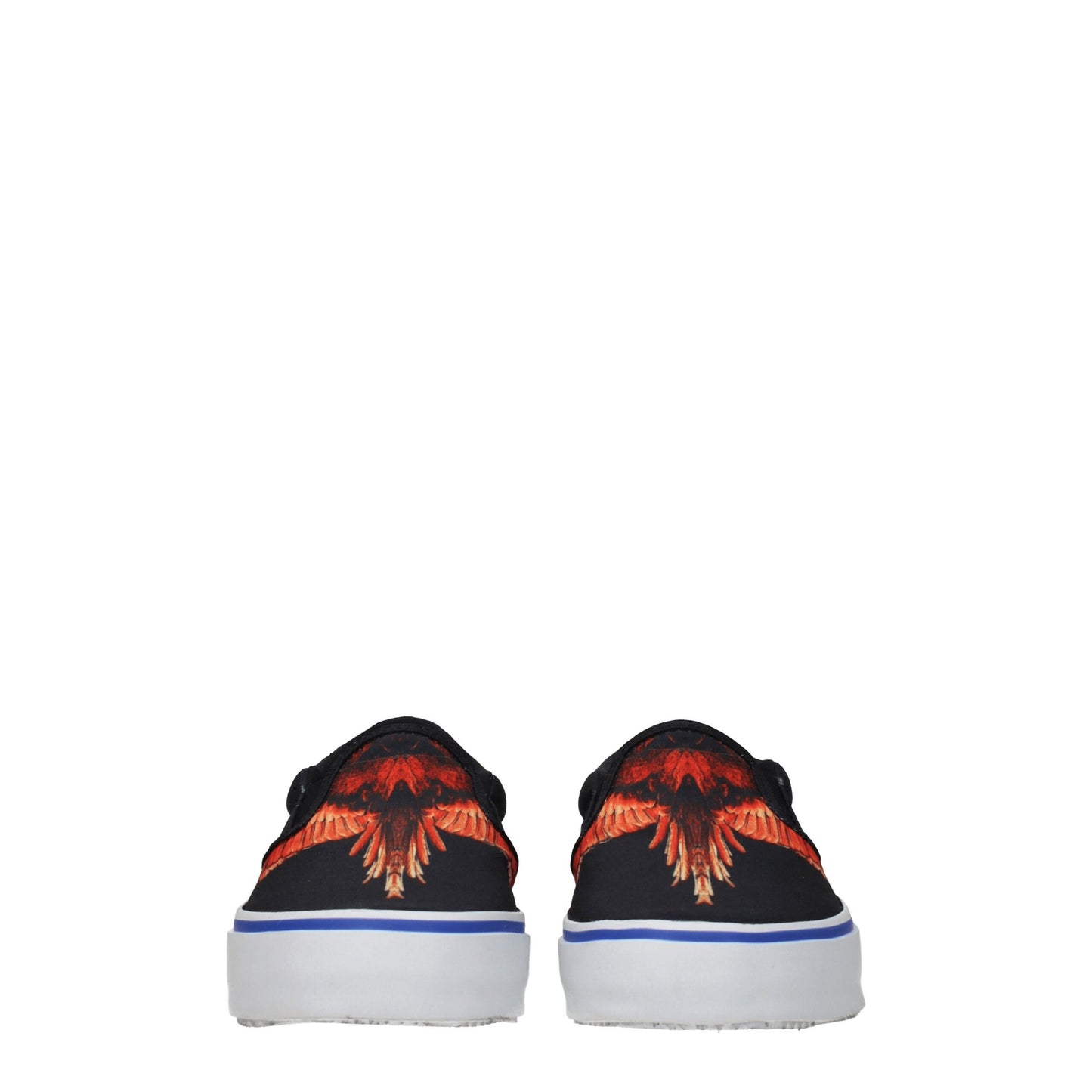 Marcelo Burlon Slipper aus schwarzem Stoff