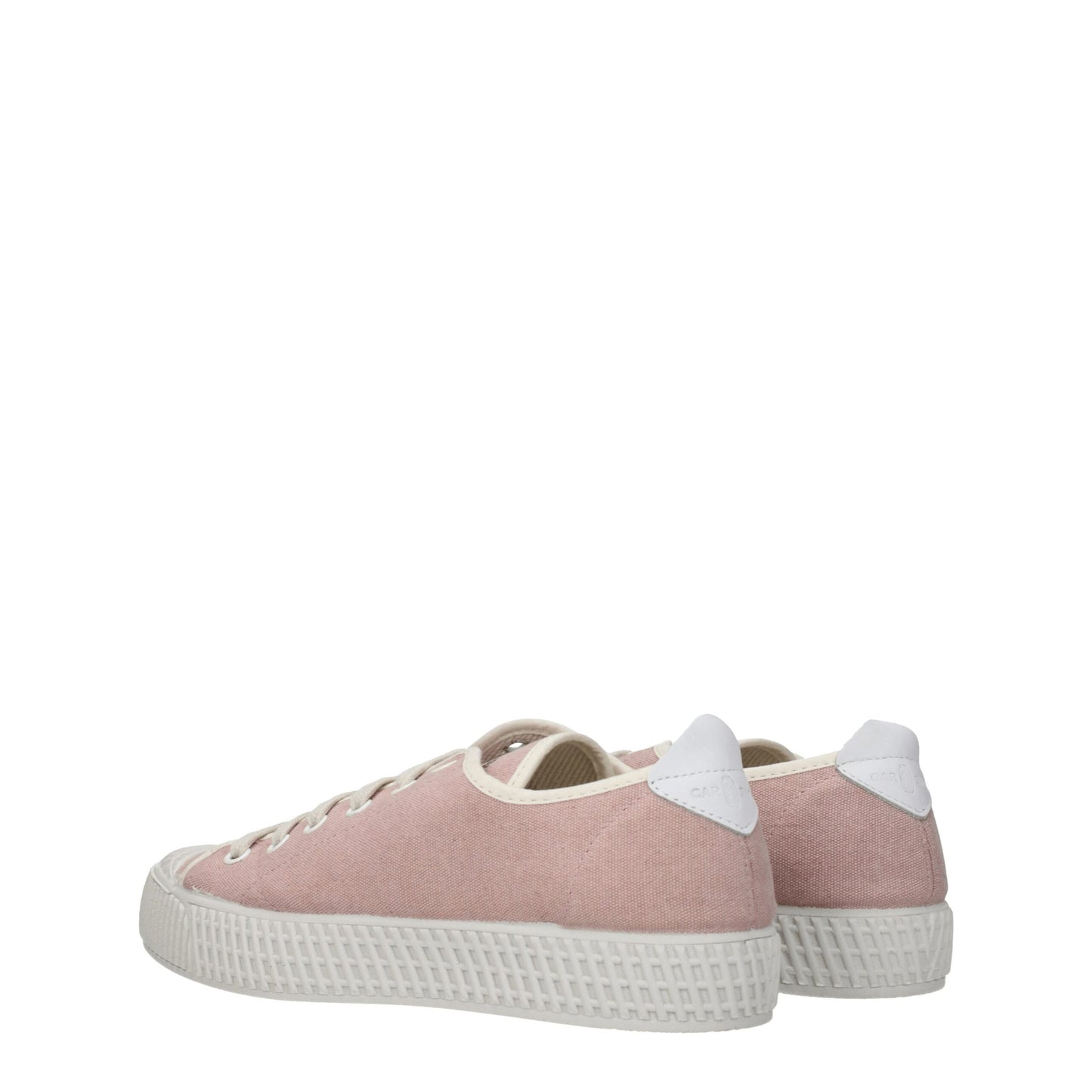 Car Shoe Rosa Stoff-Sneaker mit niedrigem Schaft