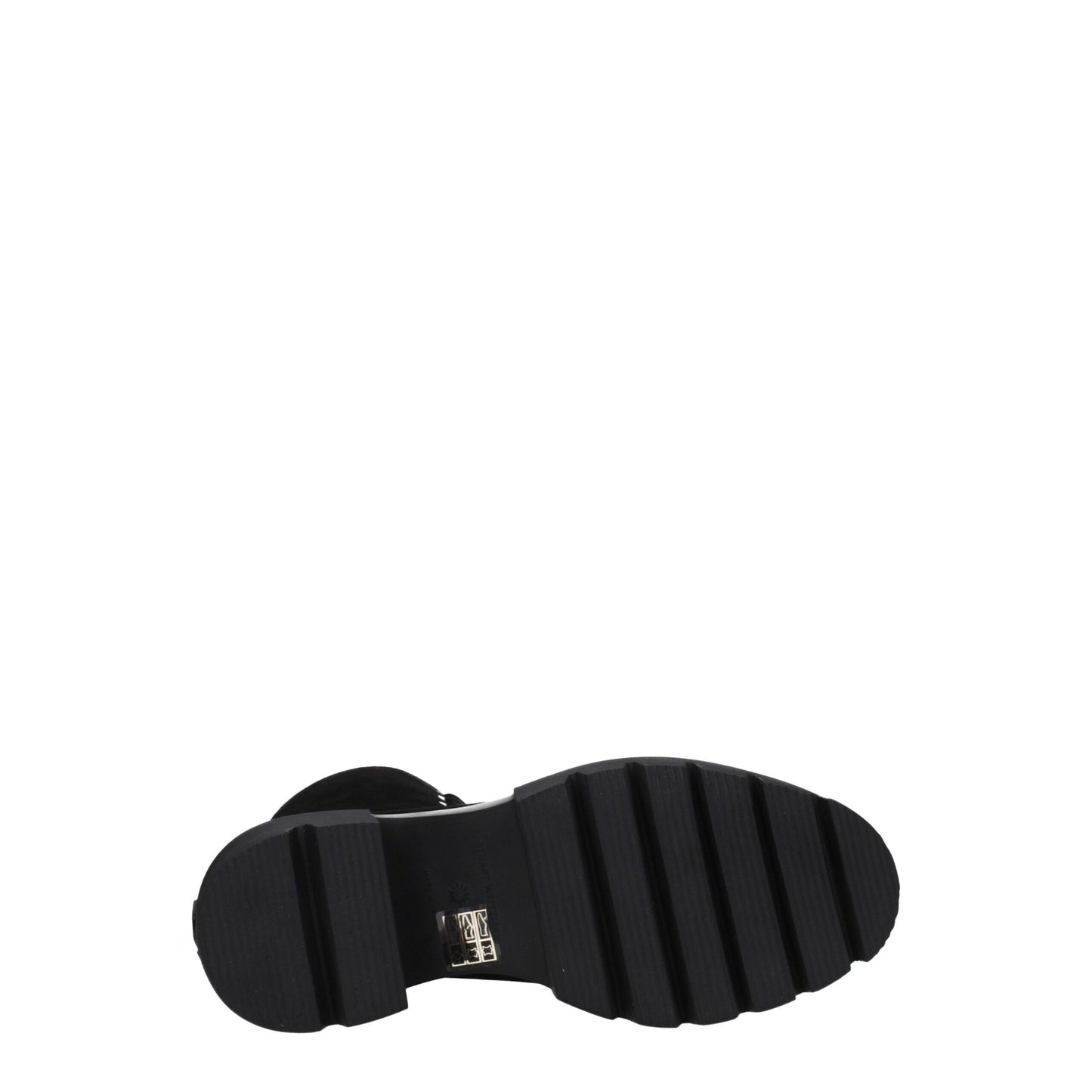 Stuart Weitzman Schwarze Lederstiefeletten