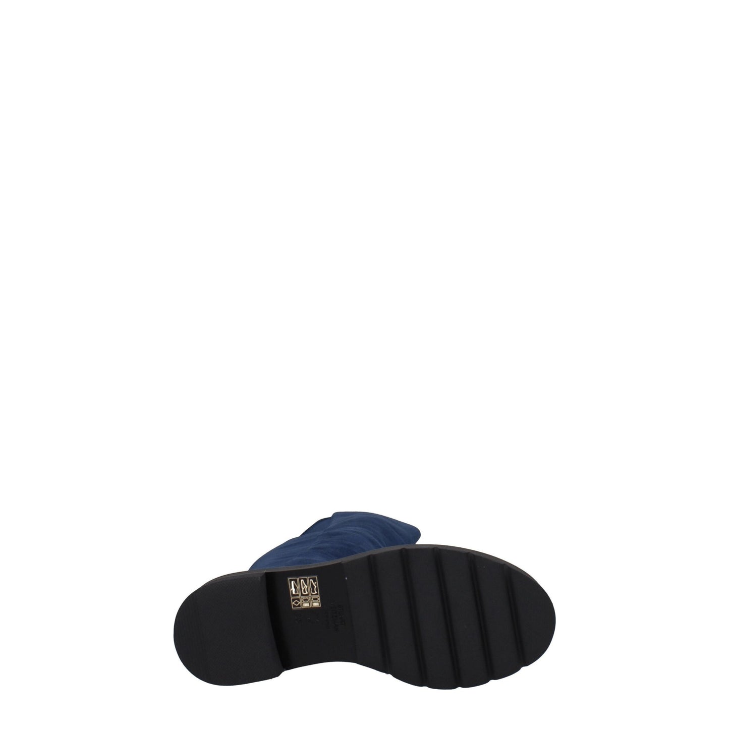 Stuart Weitzman Blaues Leder Over The Knee