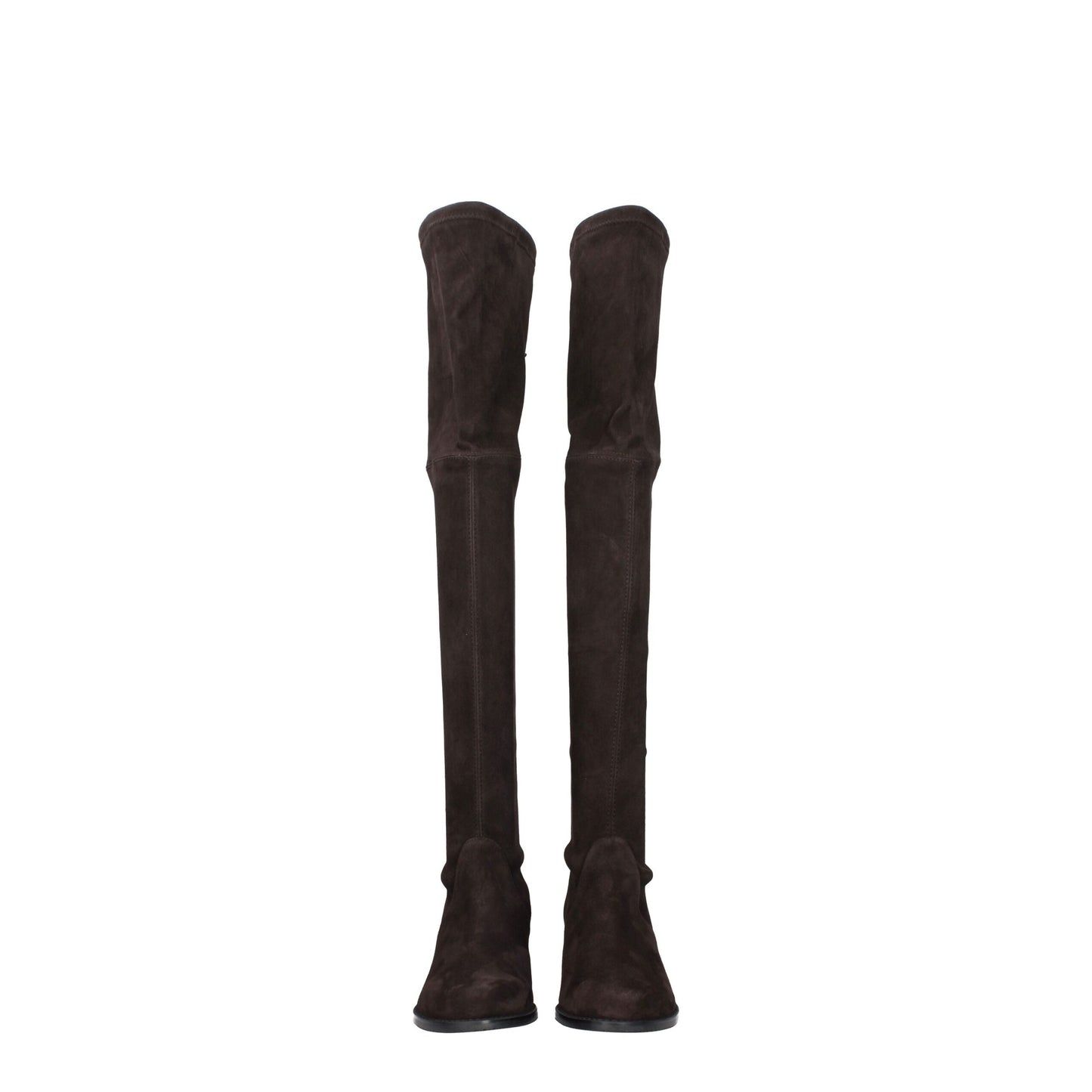 Stuart Weitzman Braunes Leder Over The Knee