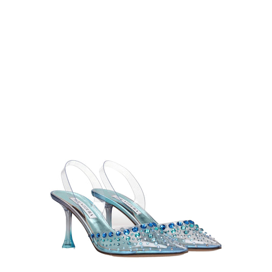 Aquazzura Transparente PVC-Stilettosandalen