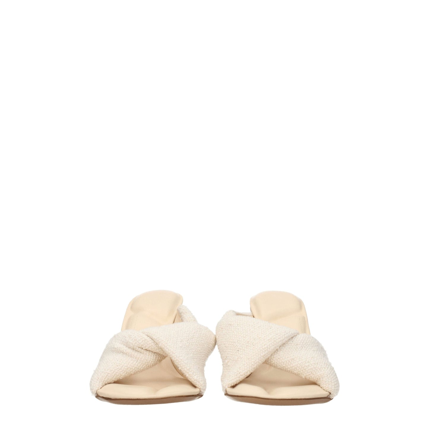 Jacquemus Beige Stoff-Stilettos mit Pfennigabsatz