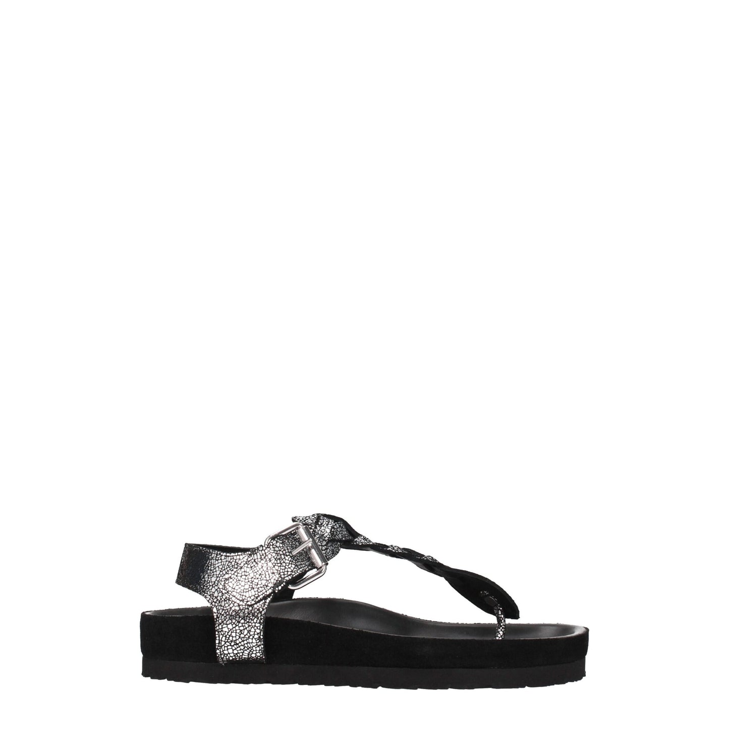 Isabel Marant Schwarze Flip-Flop-Sandalen aus Leder