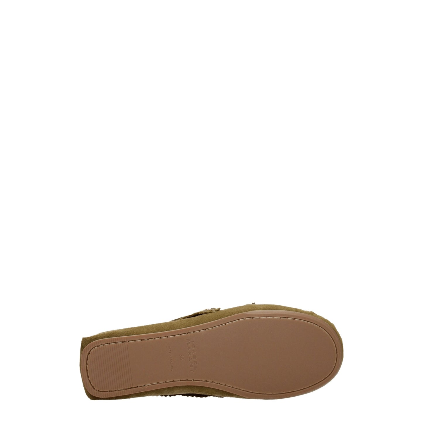 Isabel Marant Grüne Leder Slipper