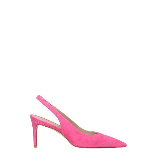 Stuart Weitzman Rosa Leder Pumps mit hohem Absatz