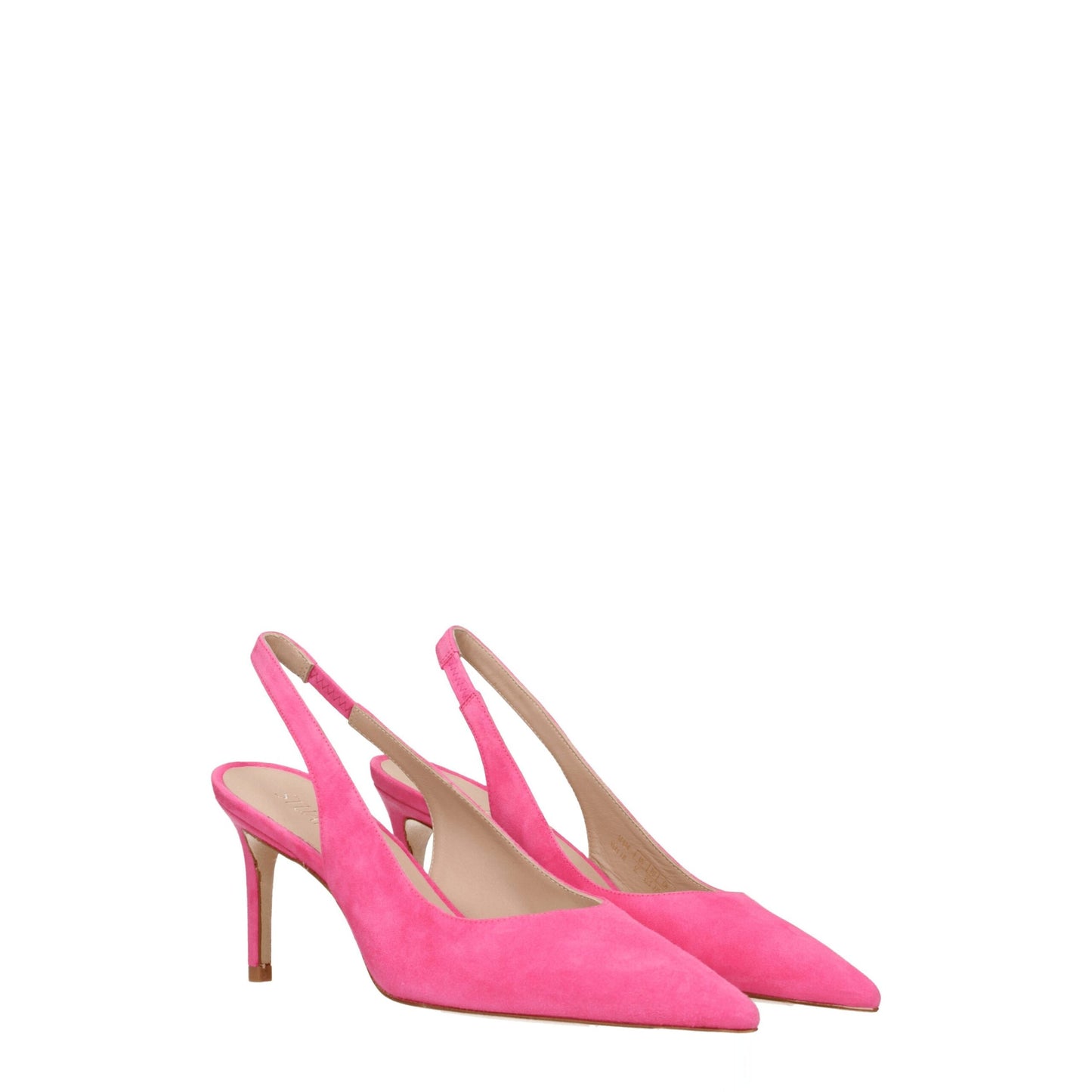 Stuart Weitzman Rosa Leder Pumps mit hohem Absatz