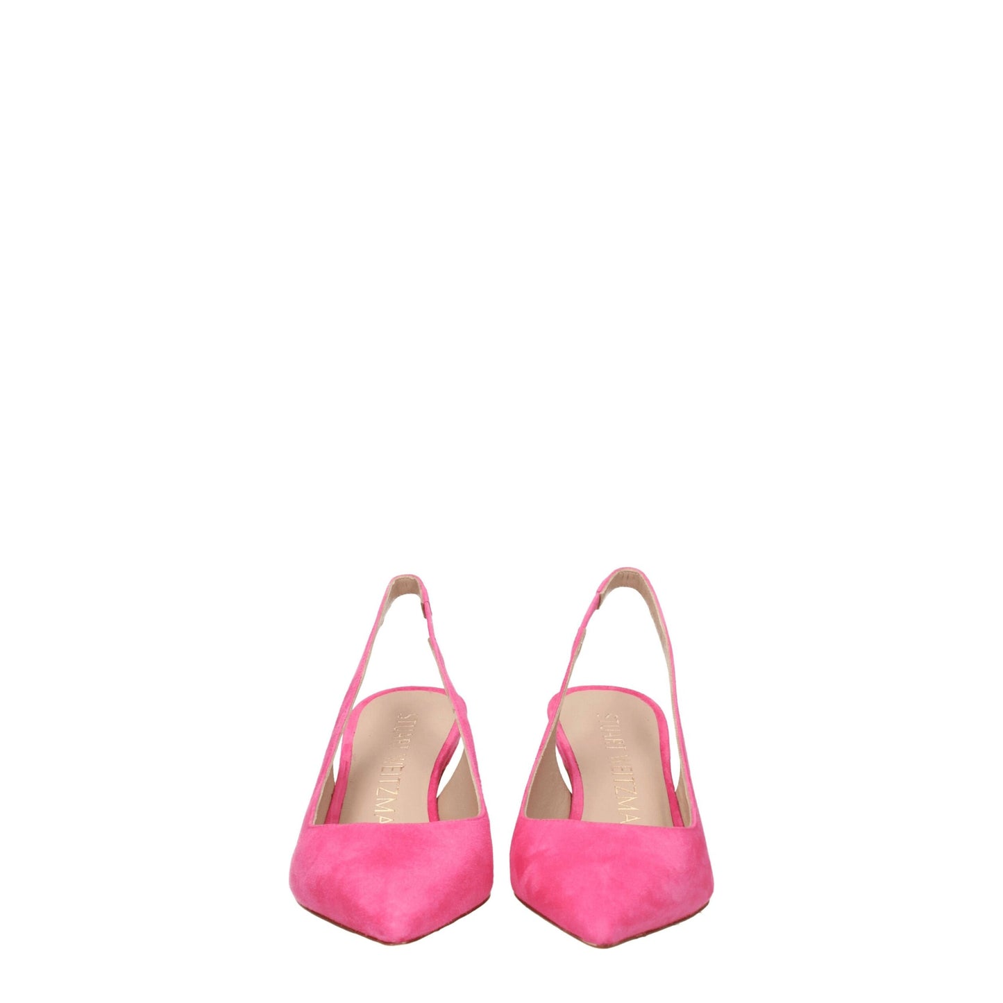 Stuart Weitzman Rosa Leder Pumps mit hohem Absatz