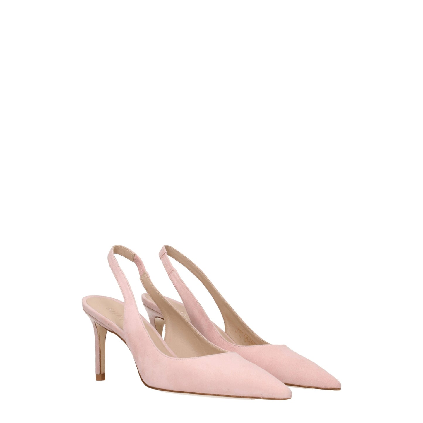 Stuart Weitzman Rosa Leder Pumps mit mittlerem Absatz