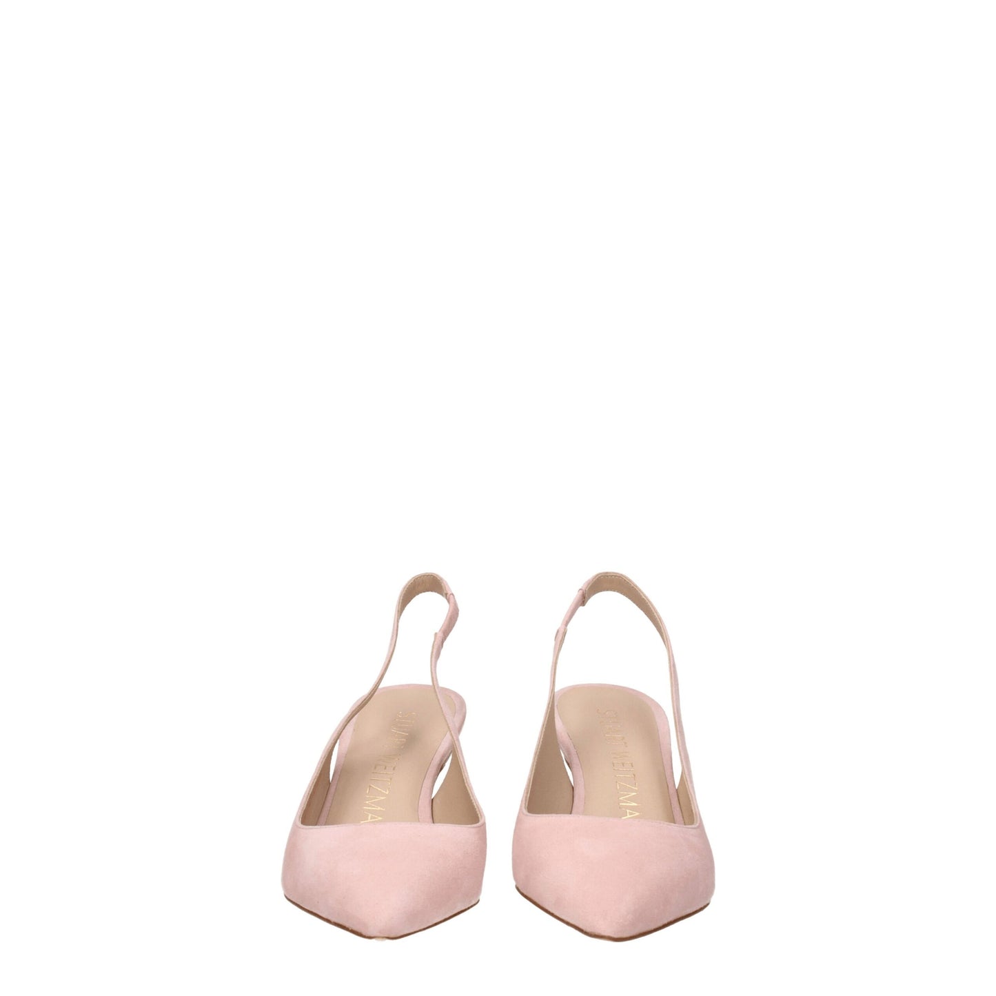 Stuart Weitzman Rosa Leder Pumps mit mittlerem Absatz