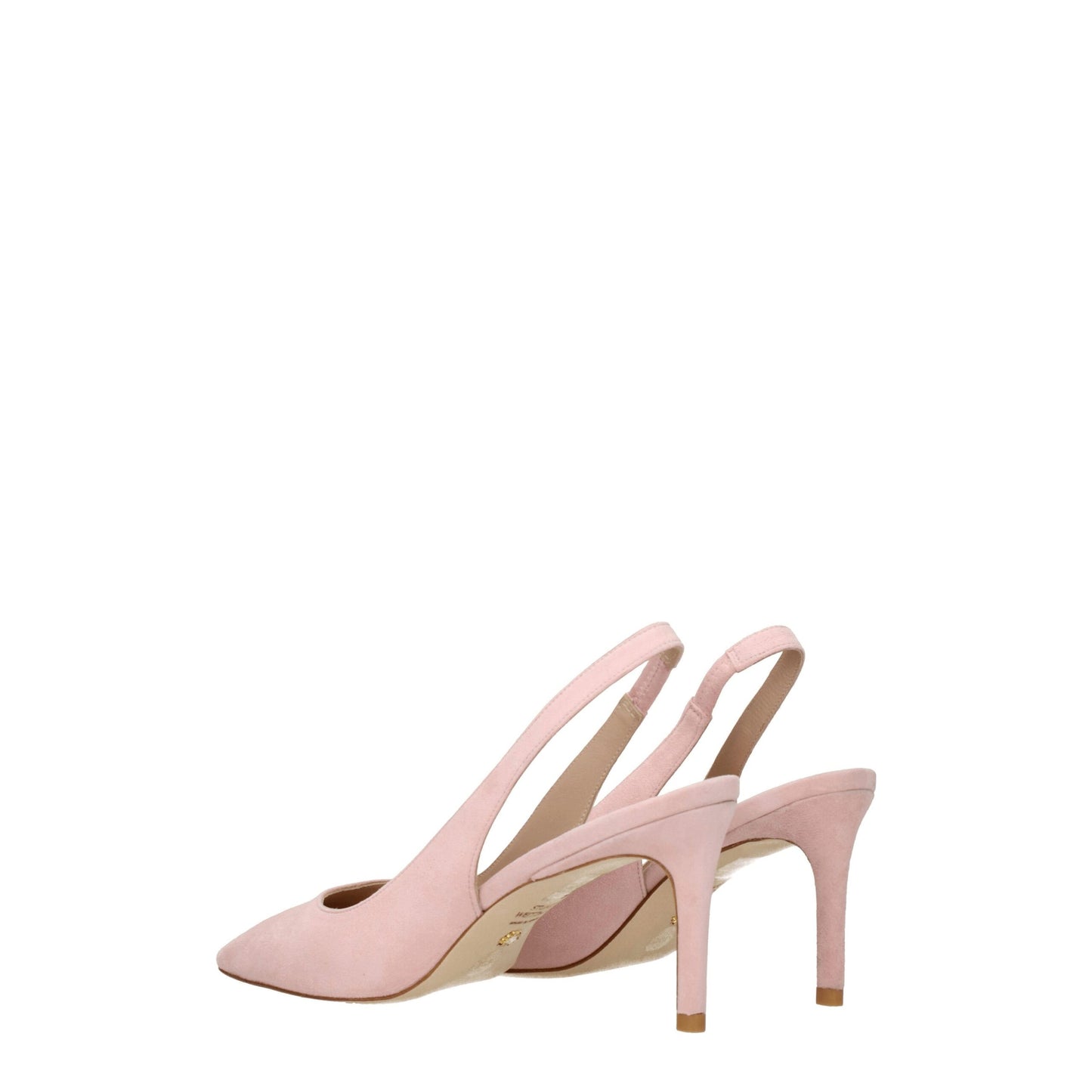 Stuart Weitzman Rosa Leder Pumps mit mittlerem Absatz