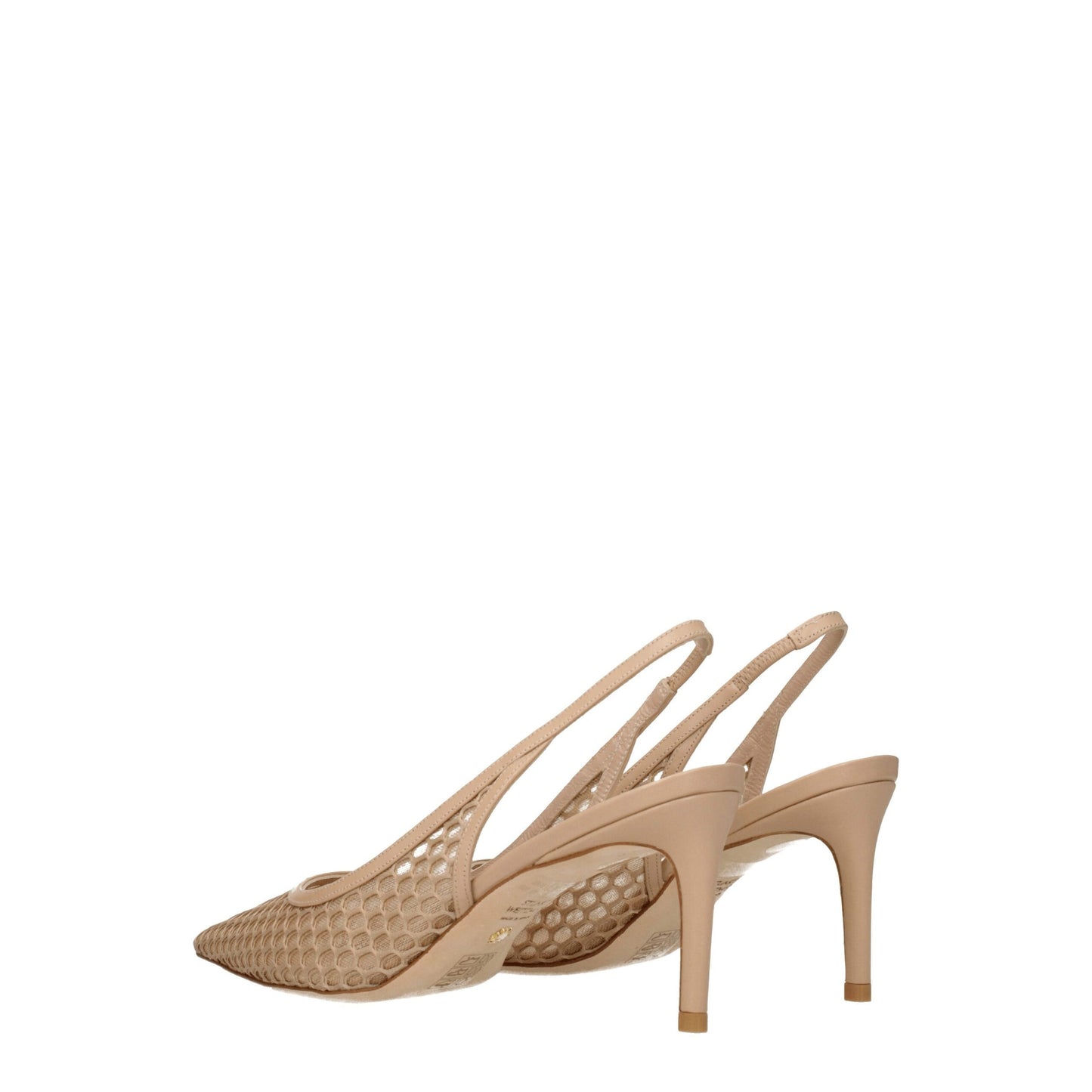 Stuart Weitzman Beige Leder High Heel Pumps