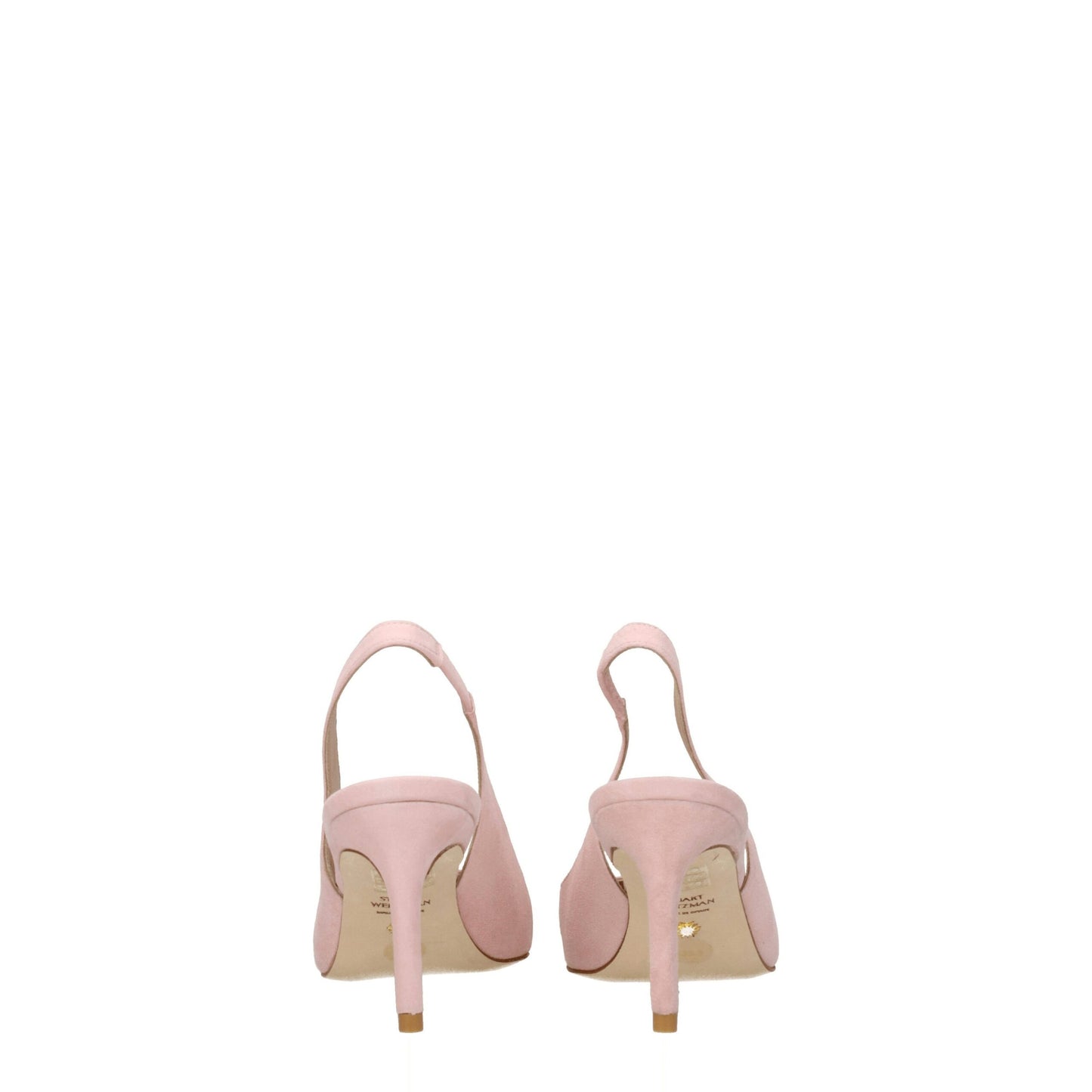 Stuart Weitzman Rosa Leder Pumps mit mittlerem Absatz