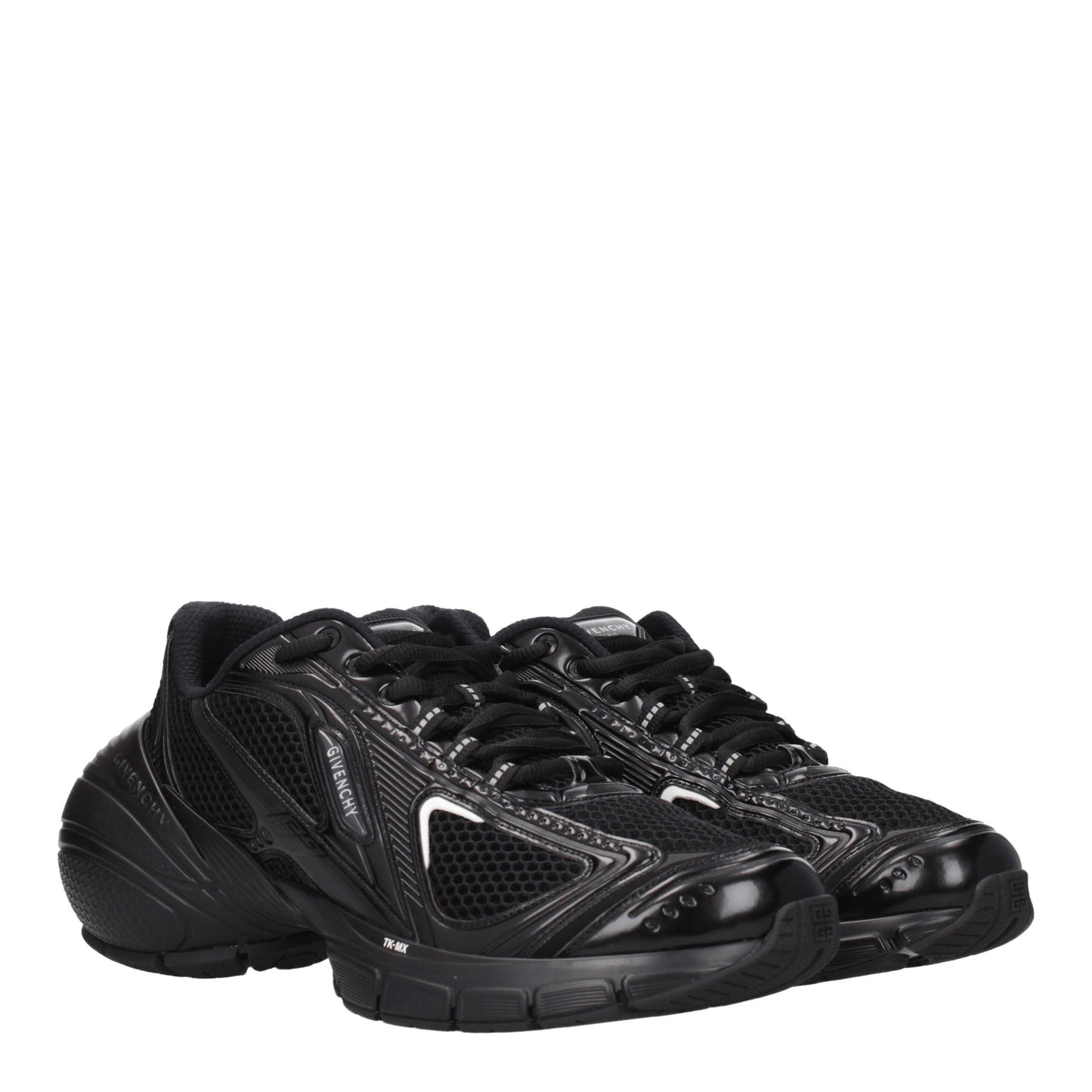 Givenchy Schwarzer Stoff Sportliche Turnschuhe