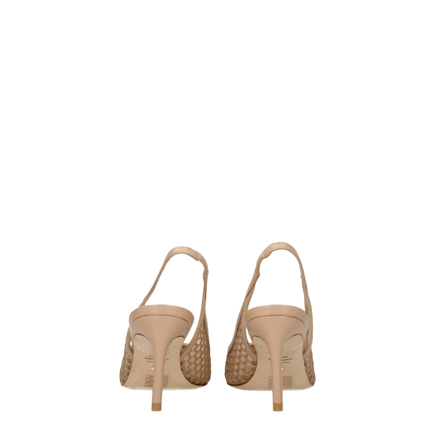 Stuart Weitzman Beige Leder High Heel Pumps