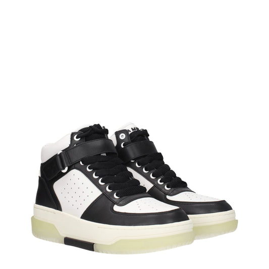 Amiri Schwarze Leder-High-Top-Sneaker