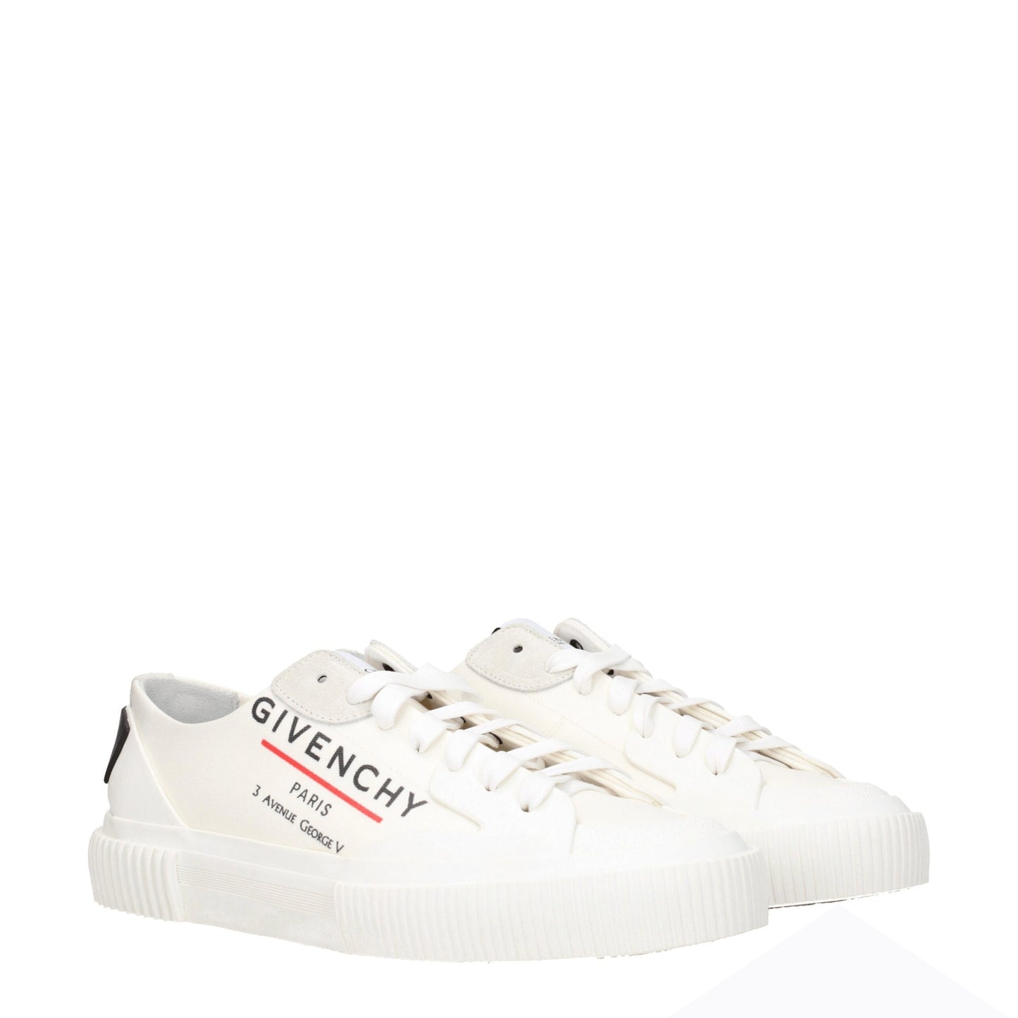Givenchy Beigefarbene Sneakers aus Stoff mit niedrigem Schaft
