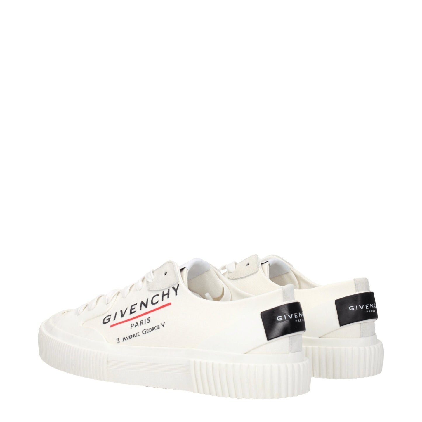 Givenchy Beigefarbene Sneakers aus Stoff mit niedrigem Schaft