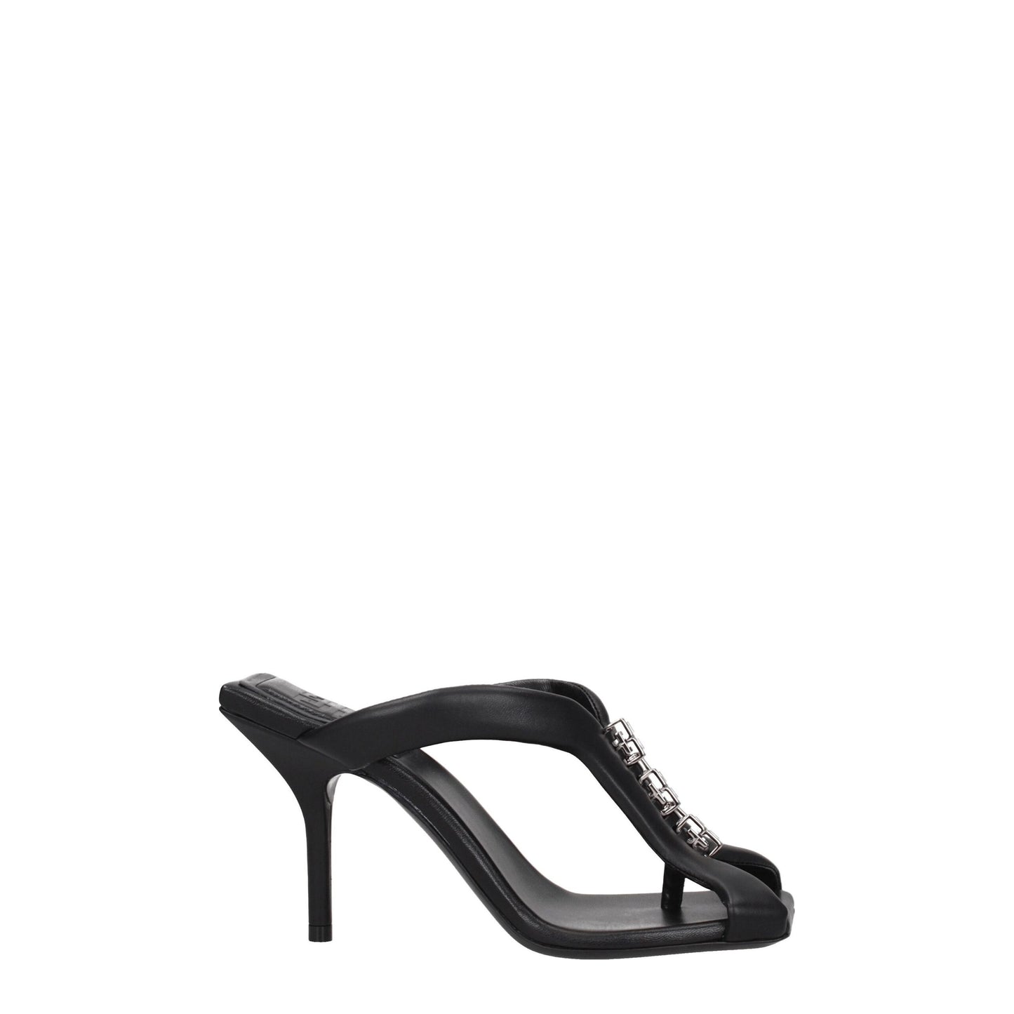 Givenchy Schwarze Leder-Stilettos