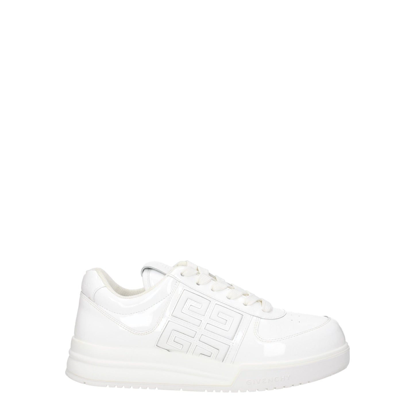 Givenchy Weiße Leder-Sneaker mit niedrigem Schaft