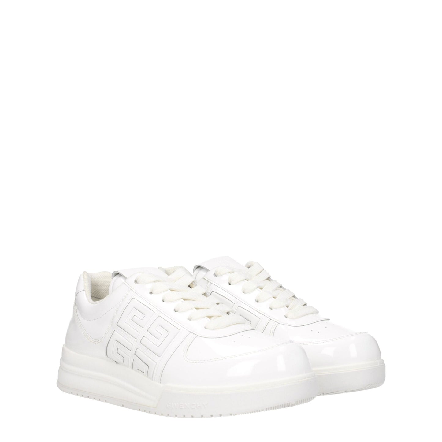 Givenchy Weiße Leder-Sneaker mit niedrigem Schaft