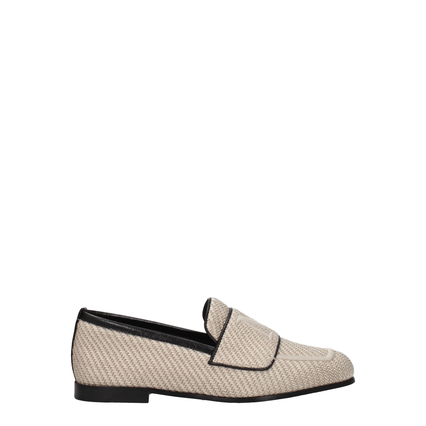 Max Mara Beigefarbene Slipper aus Stoff