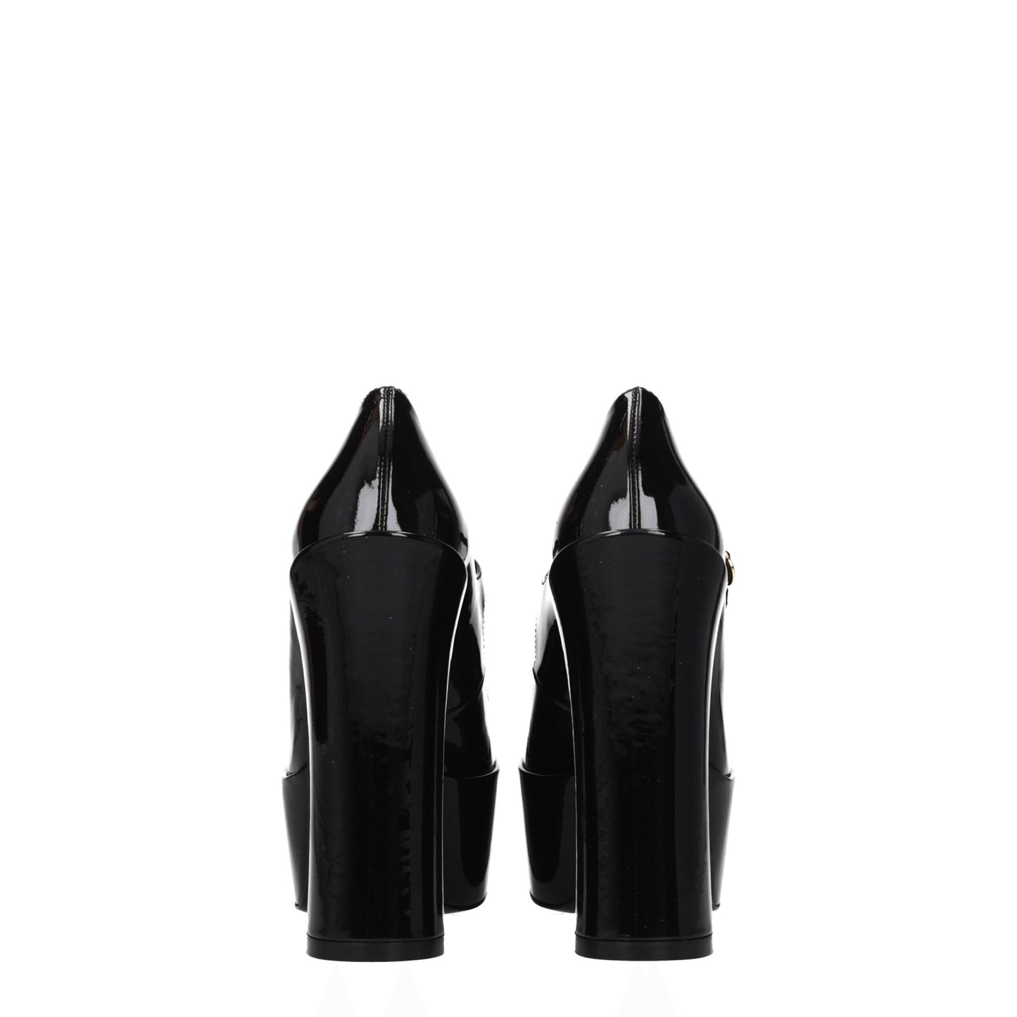 Stuart Weitzman Schwarze Leder-Plateau-Pumps