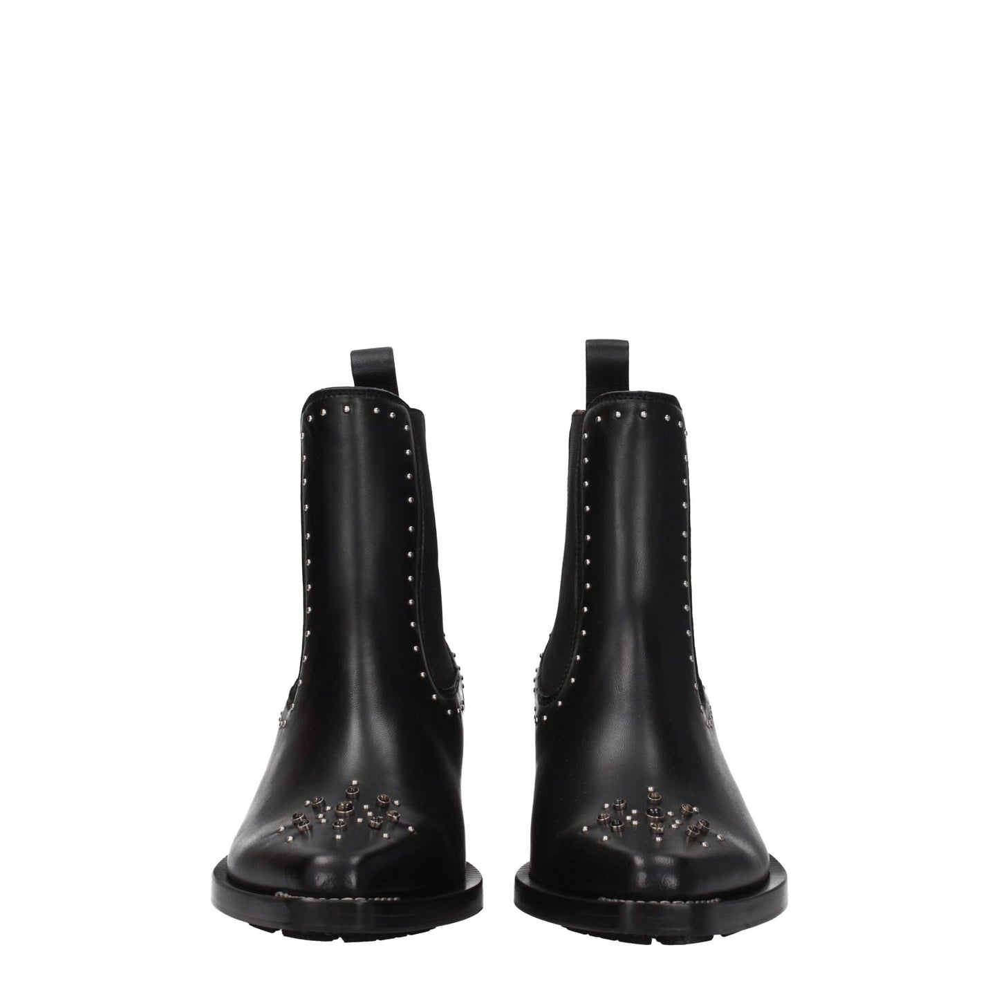 Chloé Schwarze Lederstiefeletten