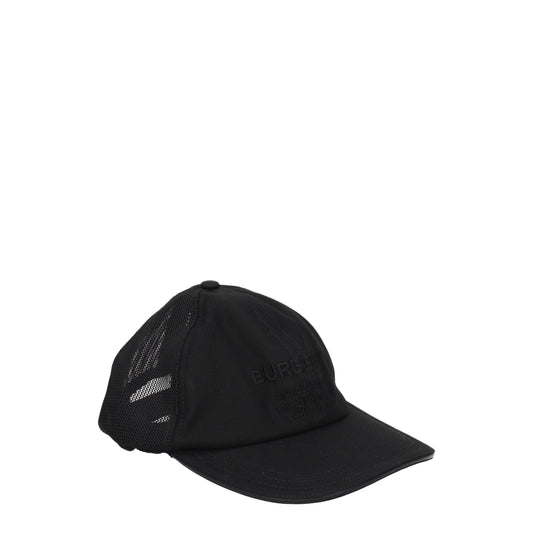 Burberry Schwarze Baumwoll-Kappe (Baseball-Cap)
