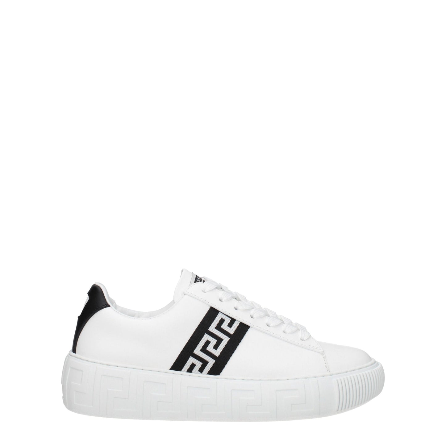 Versace Weiße Sneakers aus Leder