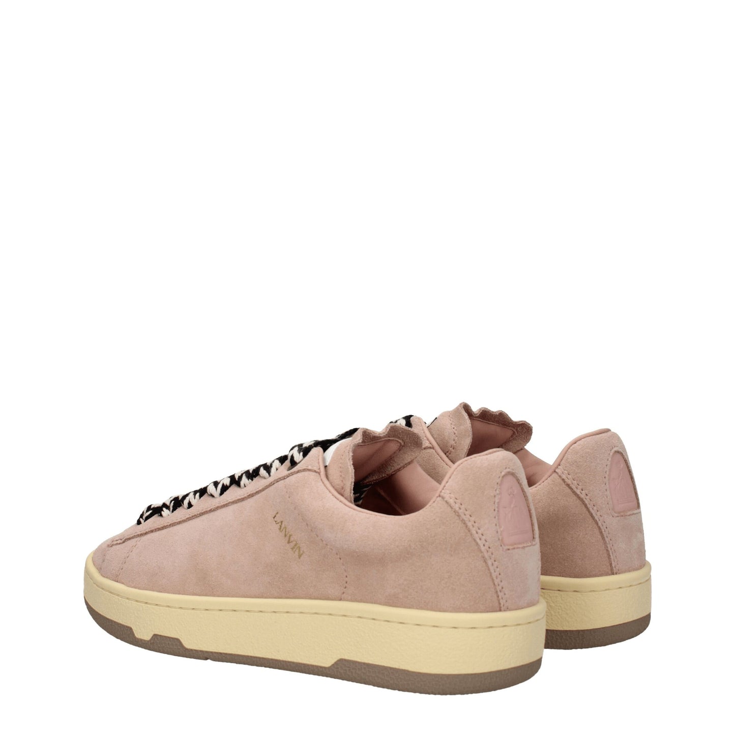 Lanvin Rosa Sneaker aus Leder