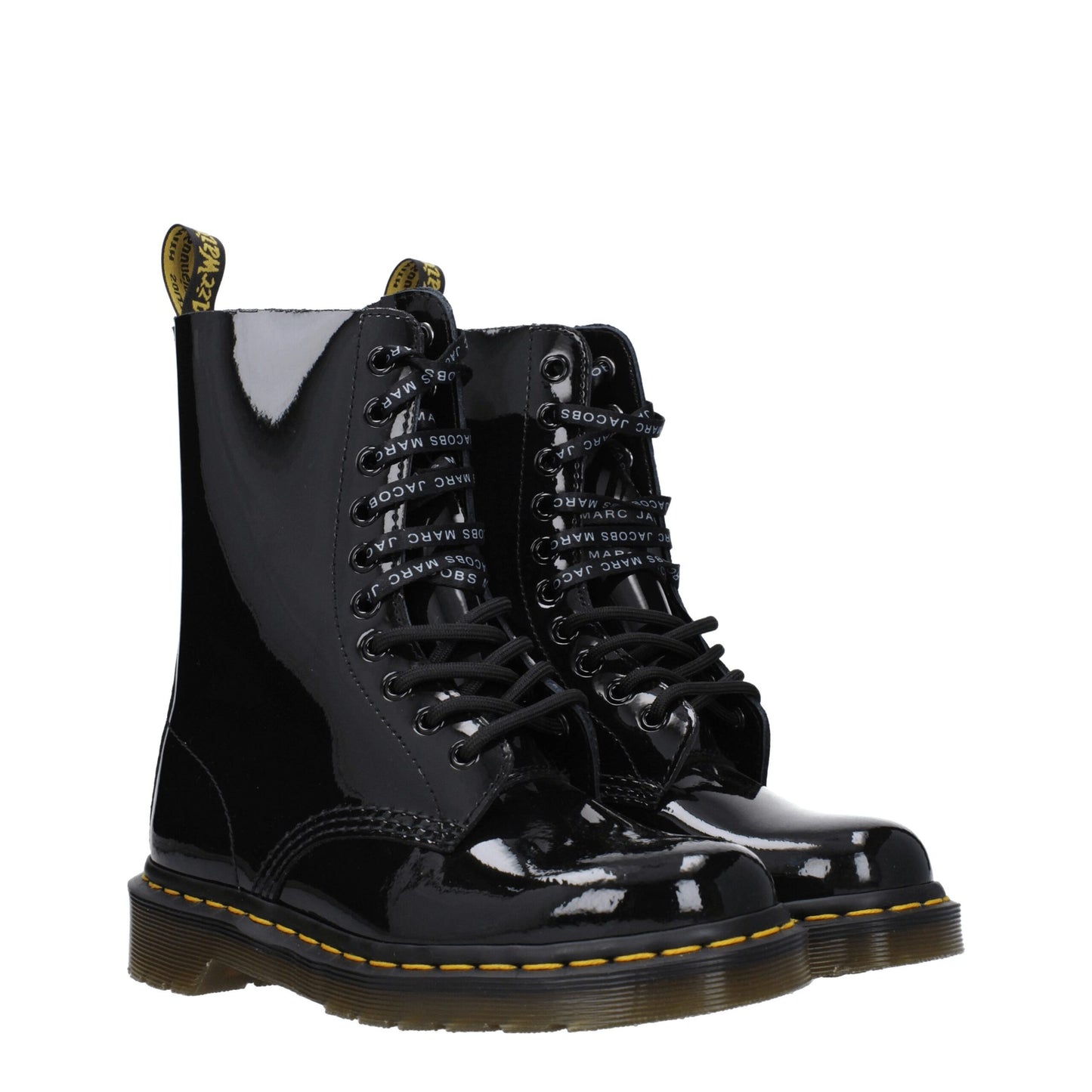 Dr. Martens Schwarze Lederstiefeletten