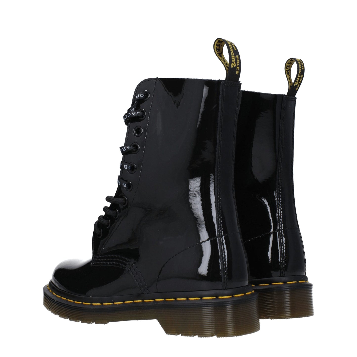 Dr. Martens Schwarze Lederstiefeletten