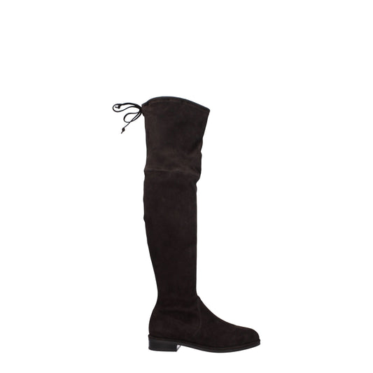 Stuart Weitzman Braunes Leder Over The Knee