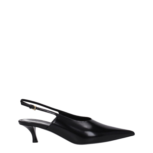 Givenchy Schwarze Leder Pumps mit mittlerem Absatz