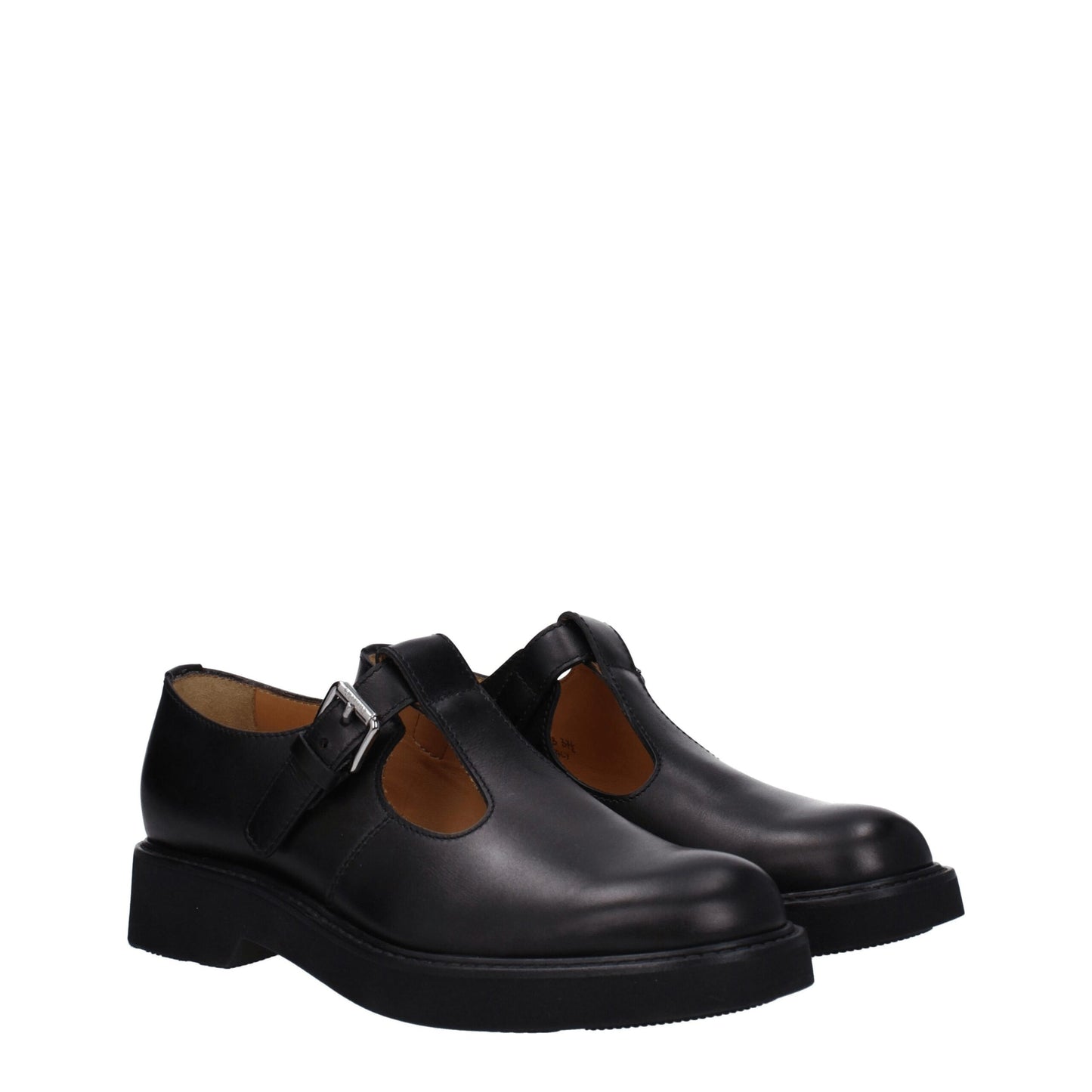 Church's Schwarze Leder Oxfords und Derbies