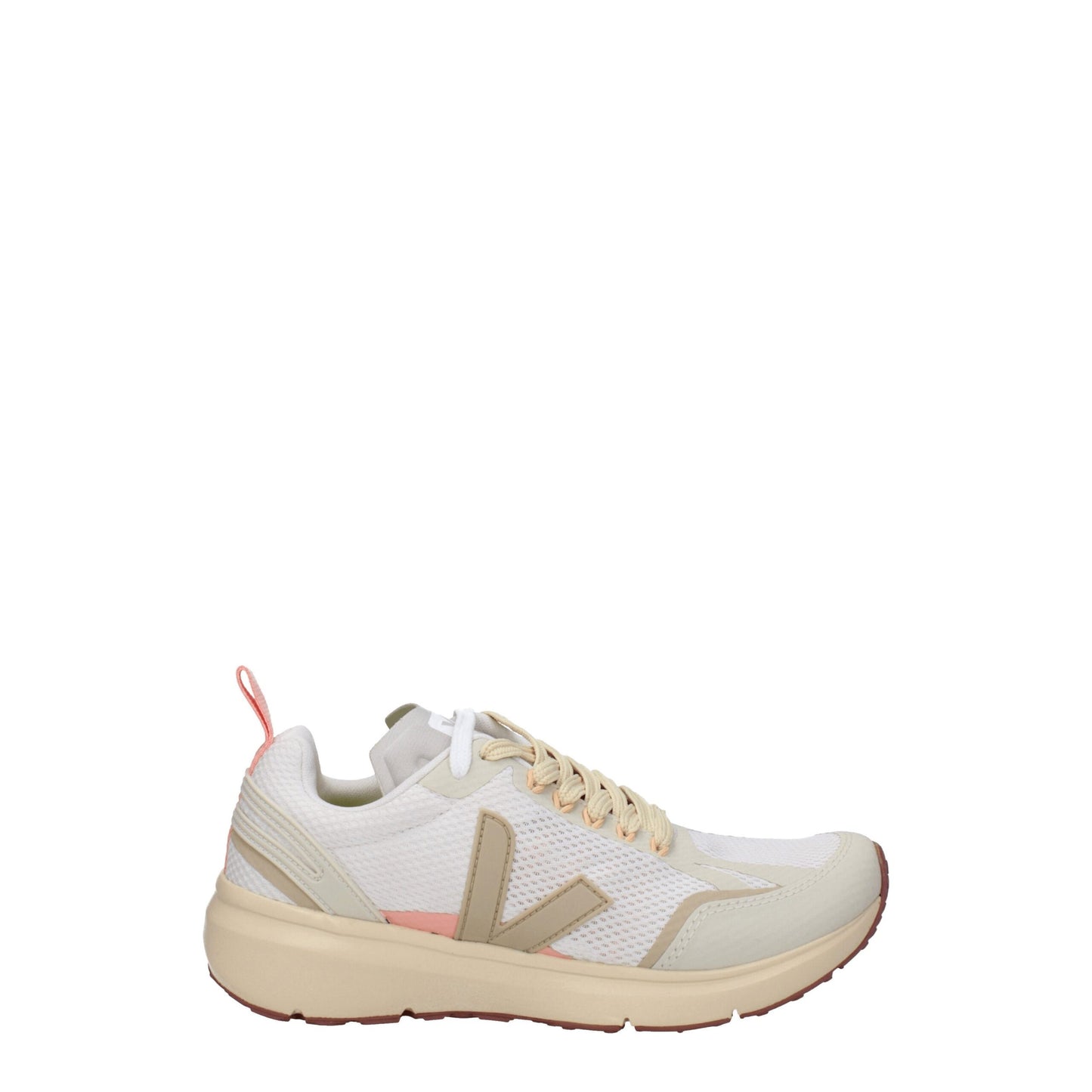 Veja Beige Stoff Sportliche Turnschuhe