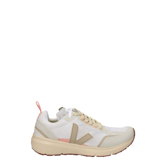 Veja Beige Stoff Sportliche Turnschuhe