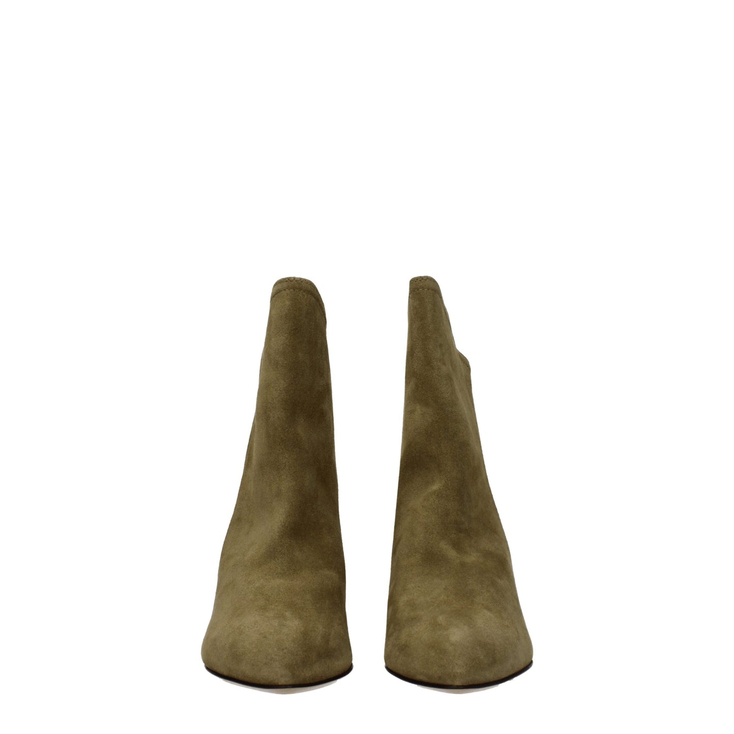 Isabel Marant Graue Lederstiefeletten